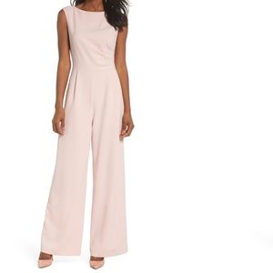 Vice Camuto Crepe Jumpsuit in Blush